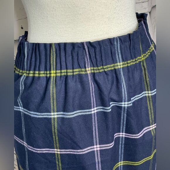 J. Crew Wool Blend Plaid Paper Bag Mini Skirt 4 - Picture 2 of 5